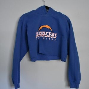Chargers Cropped Sweatshirt // Trunko 56